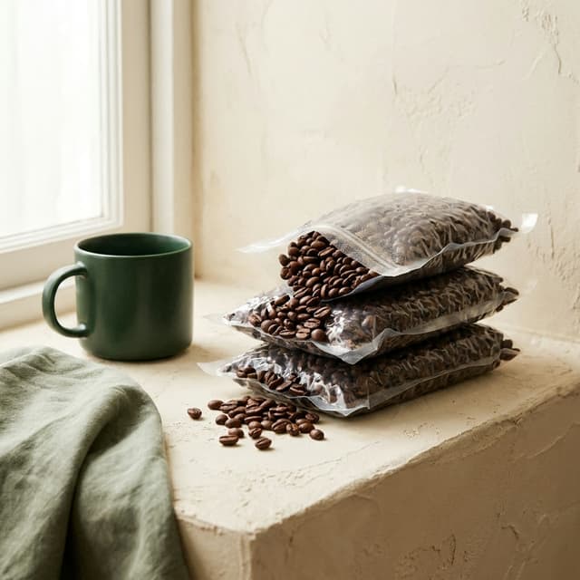 Roasted coffee beans, 1kg